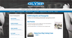 Desktop Screenshot of olympfitness.com